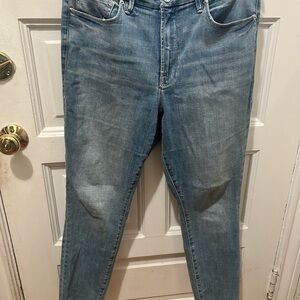 Good American Blue Slim Jeans Classic Denim